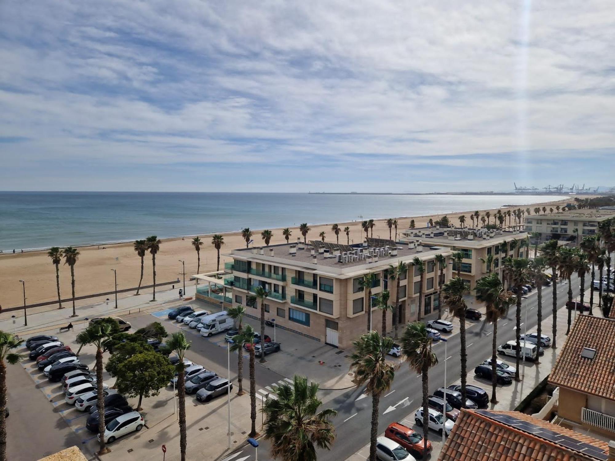 Apartamento Primera Linea De Playa Patacona Валенсия Екстериор снимка