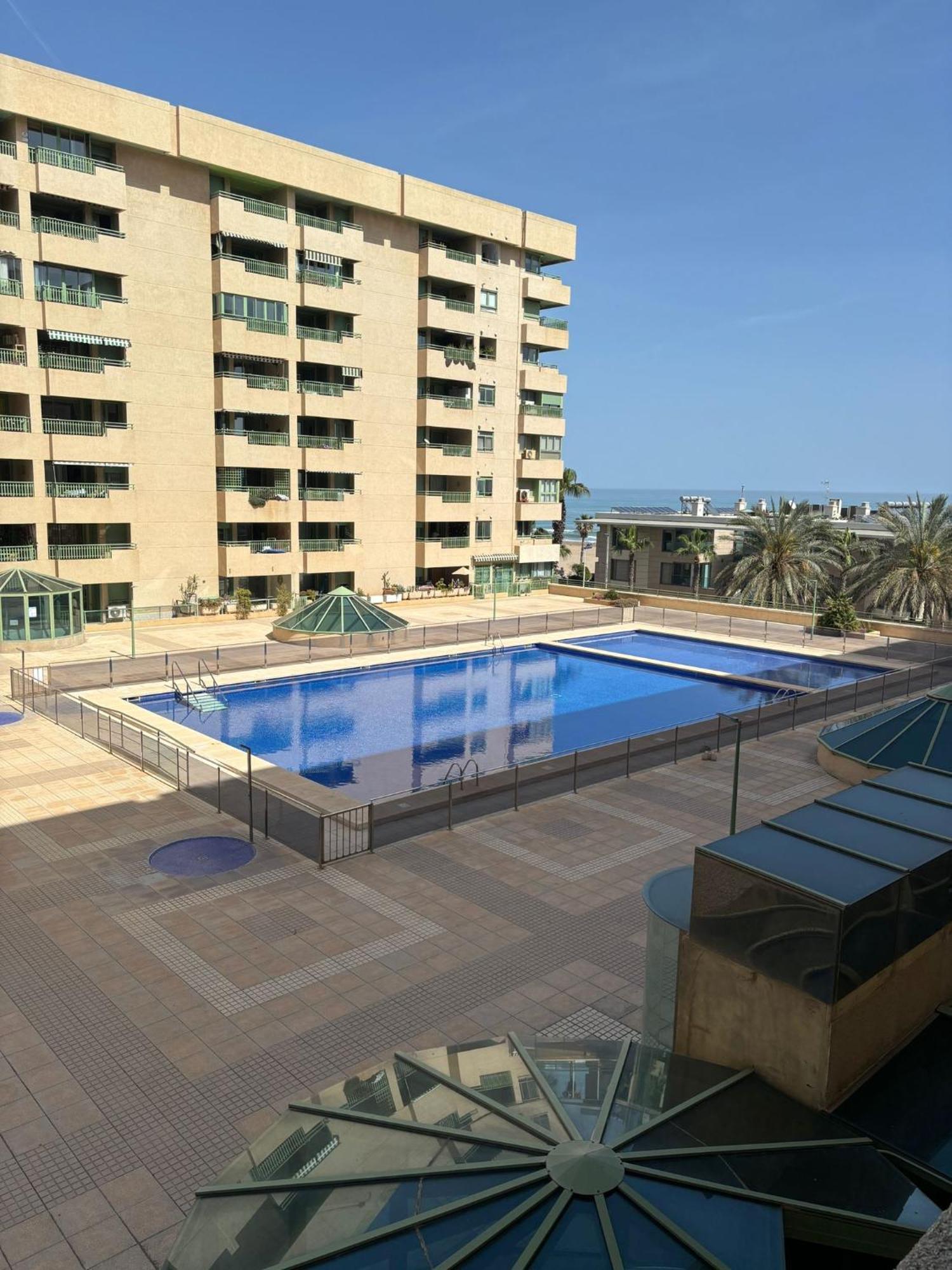 Apartamento Primera Linea De Playa Patacona Валенсия Екстериор снимка