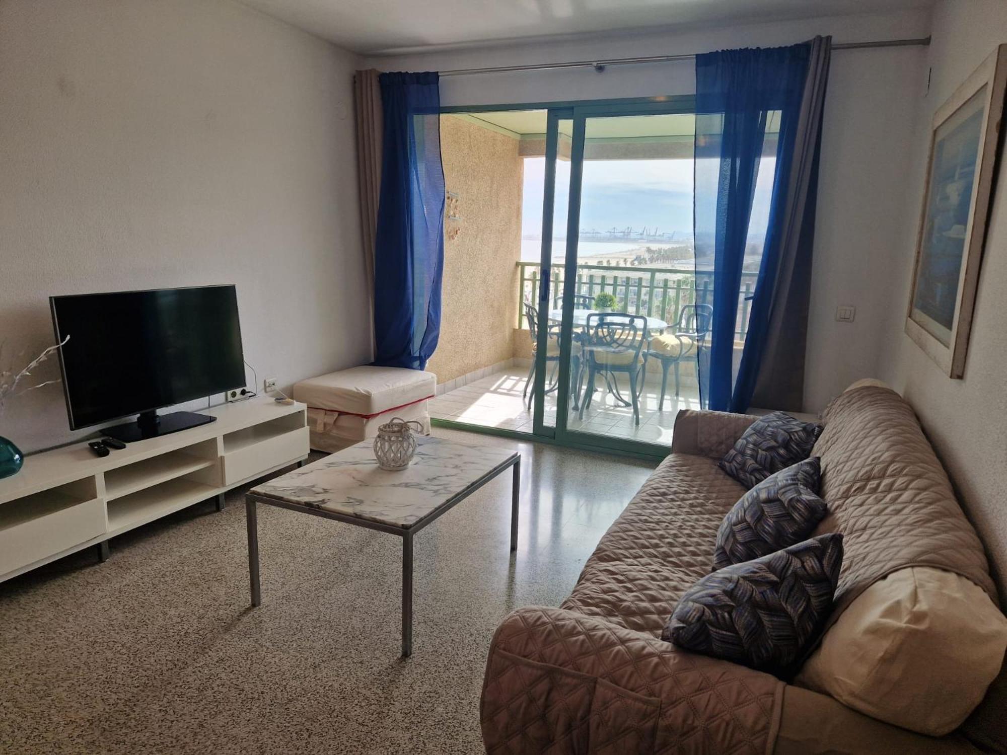 Apartamento Primera Linea De Playa Patacona Валенсия Екстериор снимка